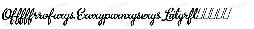 Offroad Expanded Lig字体转换